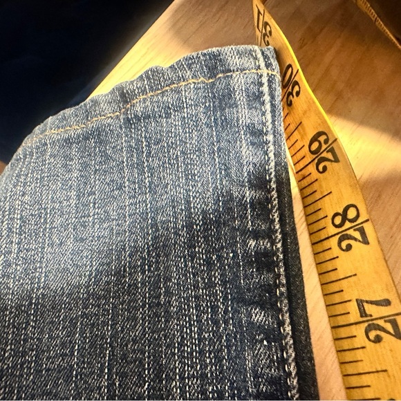 Vintage low rise Guess Women's Blue Boot Cut Jeans - Picture 2 of 5